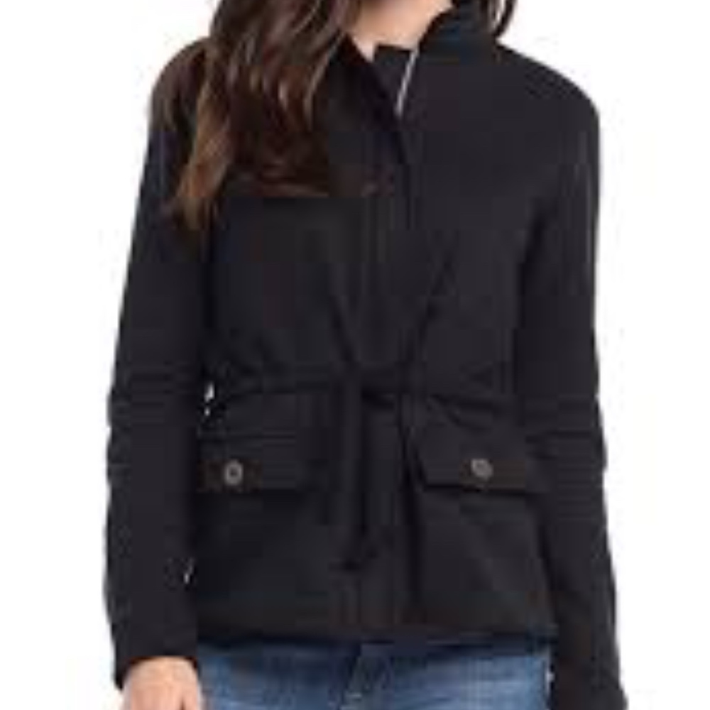 Berkshire Black Organic Cotton Jacket by SYNERGY